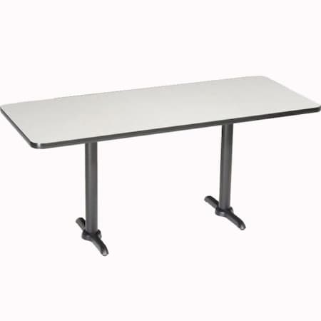 Interion By Global Industrial Counter Height Table, 30 in W, 60 in L, 36 in H 695799GY